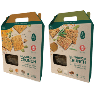 Mushroom Crunch | קרקר זרעים עם פטריות